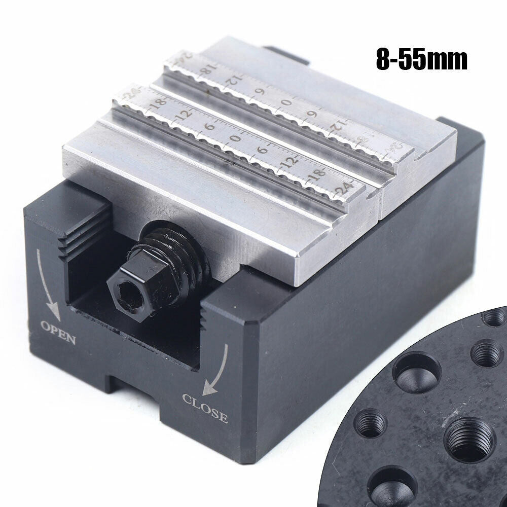 TORMACH microARC 4th axis ADAPTER & 3R CNC Self-centering Vise 8-55mm & HARDWARE